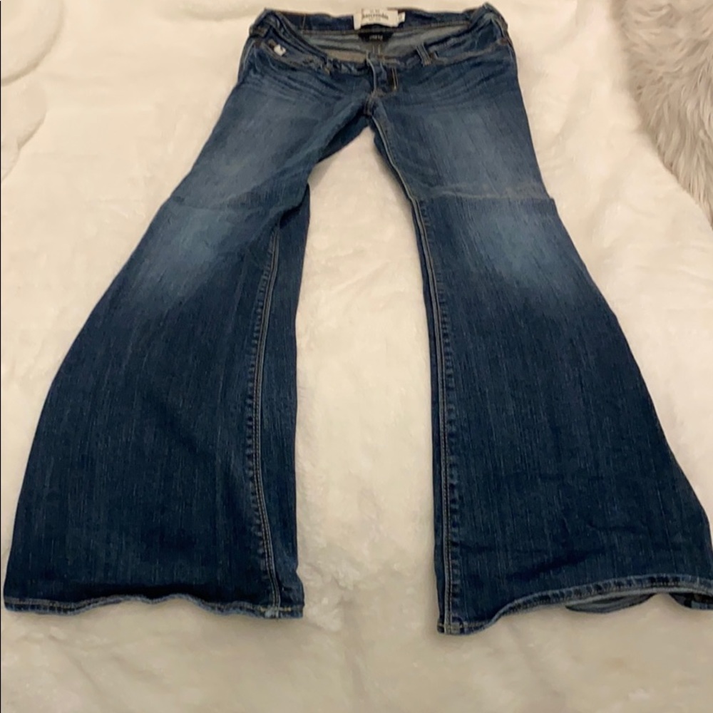 Girls Abercrombie kids flare leg jeans